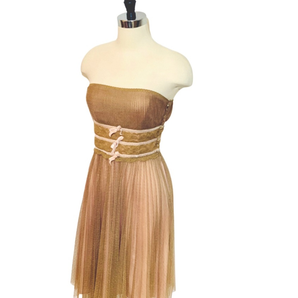 VTG Betsey Johnson Lace Dress Knee Length